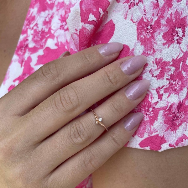 Купить кольцо из серебра с фианитом в интернет-магазине KRASNOE