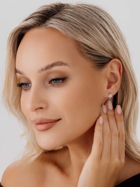 Пусеты из серебра в ювелирном интернет-магазине