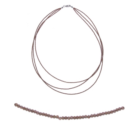 Колье из серебра с гранатами 8340156065-45