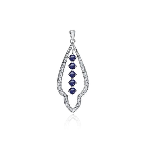 Купить подвески из серебра с наносапфиром