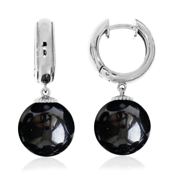 Серьги из серебра с агатами 2340391415-20 от KRASNOE, металл Серебро, вставка Агат