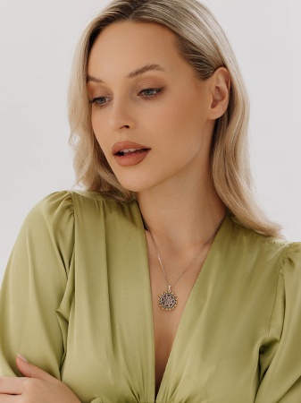 Купить подвеска из серебра без вставок