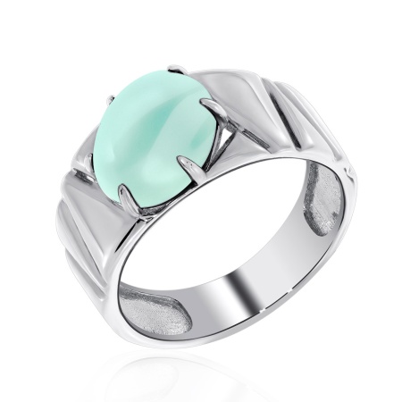 Купить кольцо из серебра с агатом в интернет-магазине KRASNOE