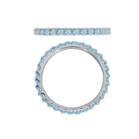 Купить кольцо из серебра с топазом в интернет-магазине KRASNOE