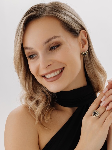 Серьги из серебра с агатами в ювелирном интернет-магазине