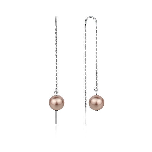 2340240710-6-43 Серьги (Ag 925) в ювелирном интернет-магазине