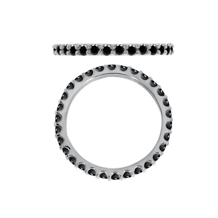 Купить кольцо из серебра с фианитами в интернет-магазине KRASNOE