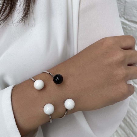 Купить браслет из серебра с агатом