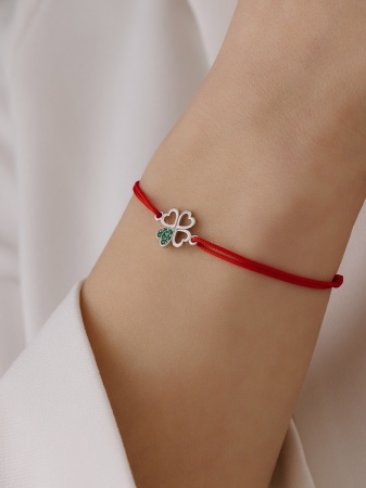 Купить браслет из серебра с фианитами