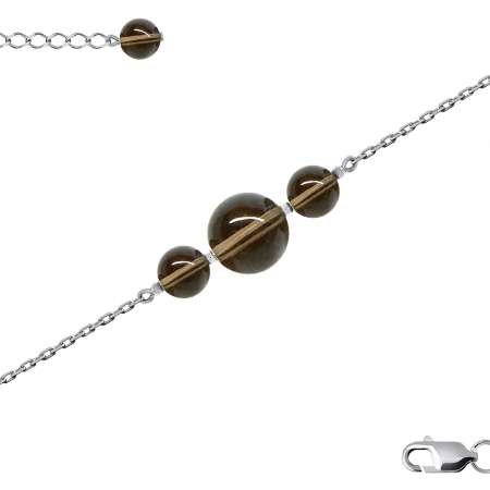 Купить браслет из серебра с топазами