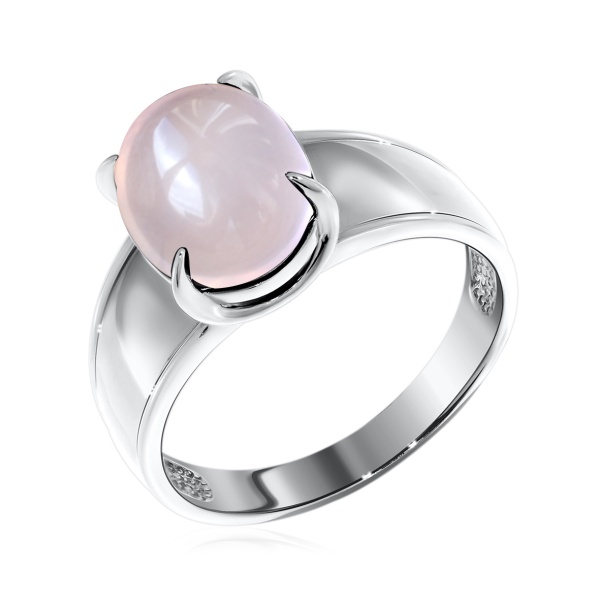 Купить кольцо из серебра с кварцем в интернет-магазине KRASNOE