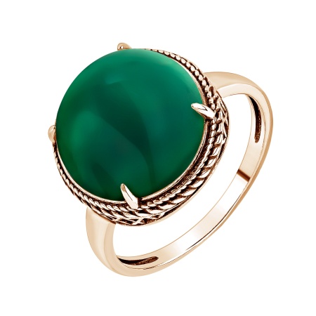 Купить кольцо из серебра с агатом в интернет-магазине KRASNOE