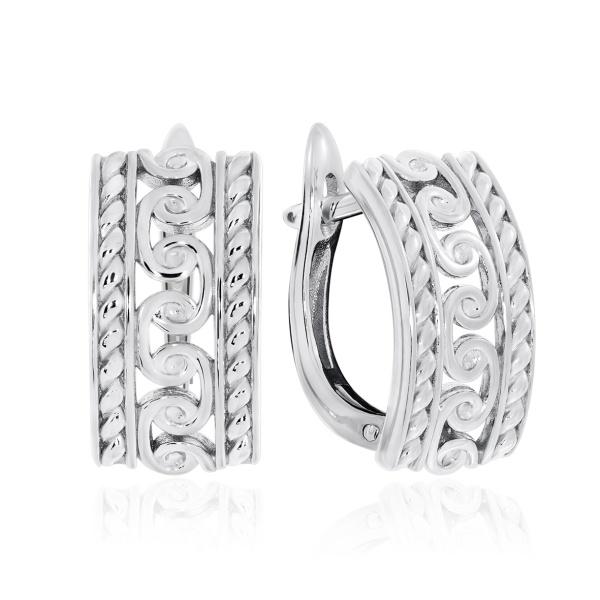 Серьги из серебра со скидкой