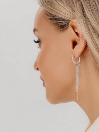 Серьги из серебра