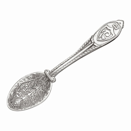 Ложка-загребушка из серебра