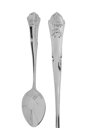 Ложка чайная/Стрелец из серебра без вставок