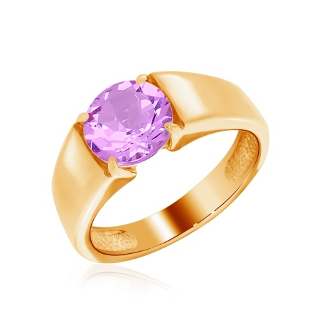 Купить кольцо из серебра с аметист в интернет-магазине KRASNOE