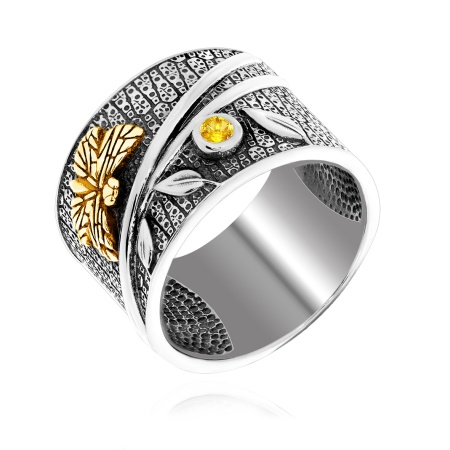 Купить кольцо из серебра с кварцем в интернет-магазине KRASNOE