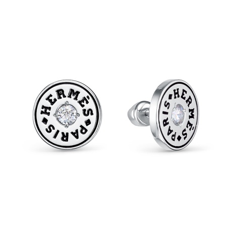 Серьги из серебра с0505520 от KRASNOE, металл Серебро, вставка Фианит