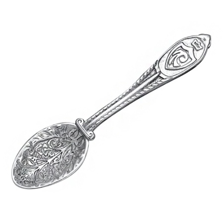 Ложка-загребушка из серебра