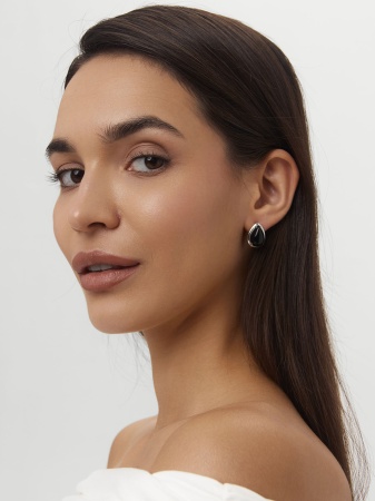 Серьги из серебра с агатами 2340391828-20 от KRASNOE, металл Серебро, вставка Агат