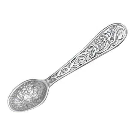 Ложка-загребушка из серебра