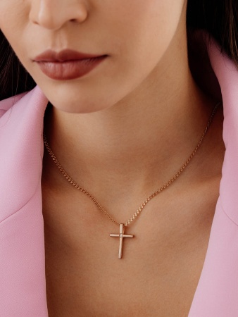 Подвеска из серебра с фианитом