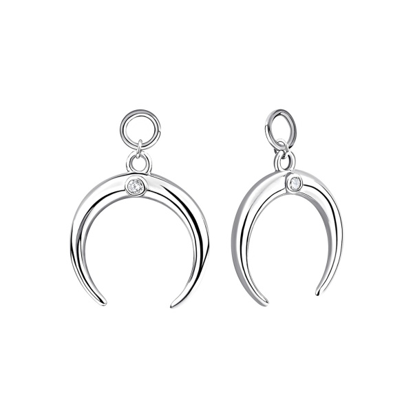 Купить подвеска из серебра с фианитами