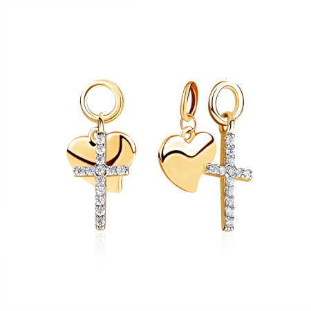 Купить подвеска из серебра с фианитами