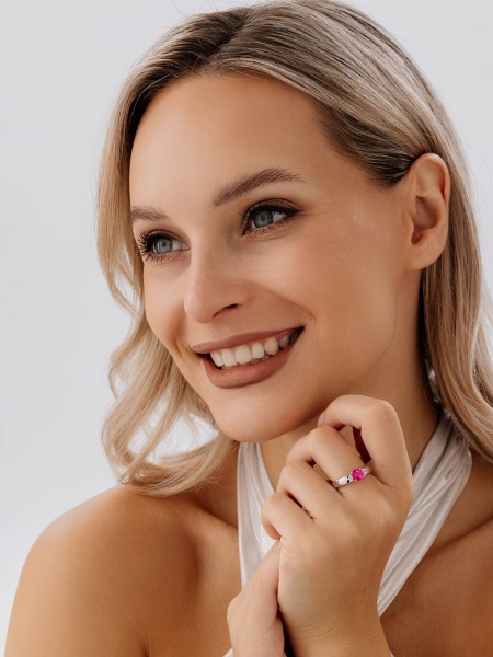 Купить кольцо из серебра с  в интернет-магазине KRASNOE