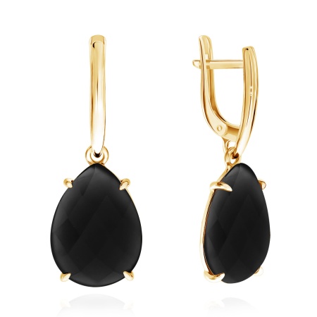 Серьги из серебра с агатами