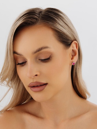 Пусеты из серебра с 