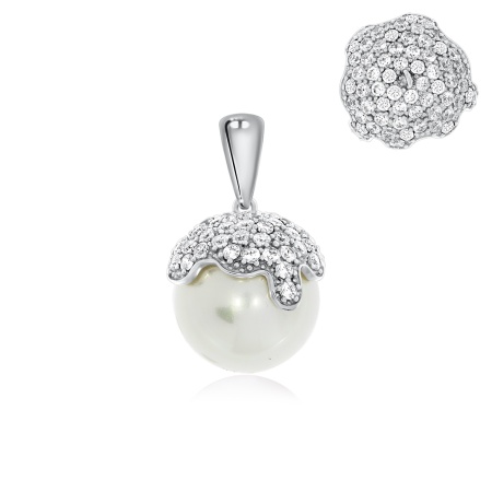 Купить подвески из серебра с жемчугом