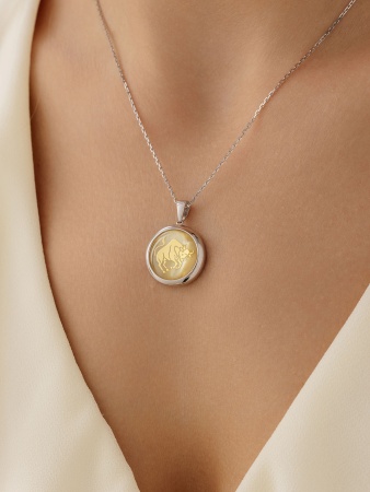 Купить подвеска из серебра с перламутром