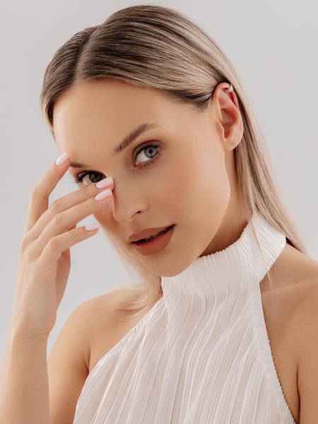 Серьги из серебра без вставок 2340404889 от KRASNOE, металл Серебро, вставка Без вставок