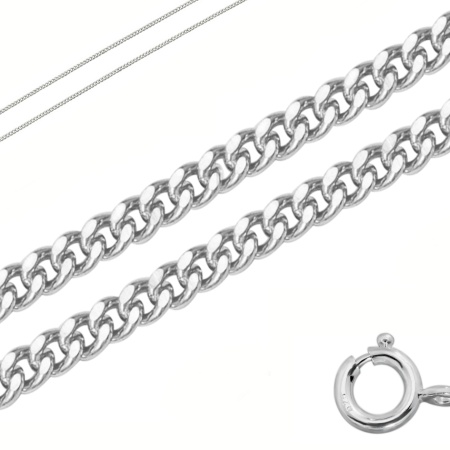 Купить цепь из серебра без вставок