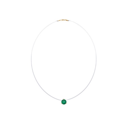 Колье из серебра с агатом 8320393058-60-38