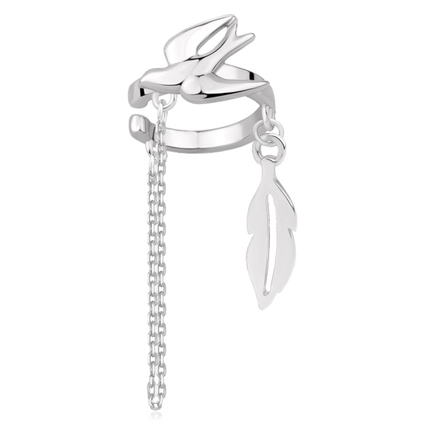 Серьги из серебра без вставок в ювелирном интернет-магазине