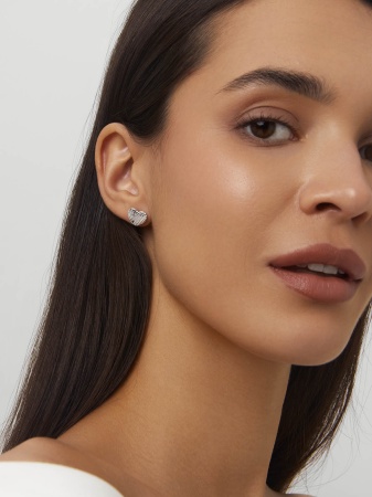 Пусеты из серебра
