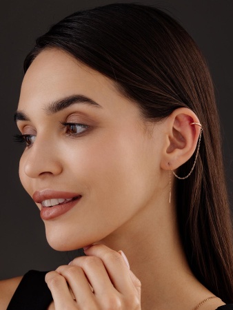 Серьги из серебра без вставок