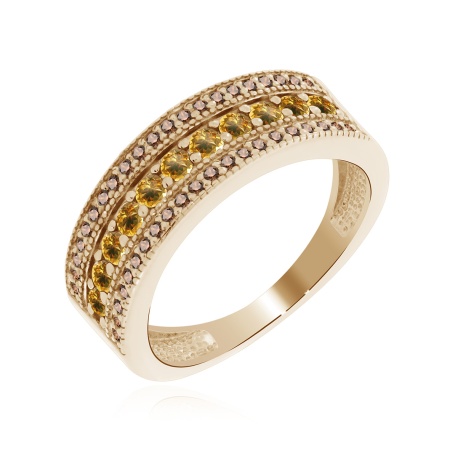 Купить кольцо из серебра с фианитом в интернет-магазине KRASNOE