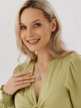 Купить подвеска из серебра без вставок