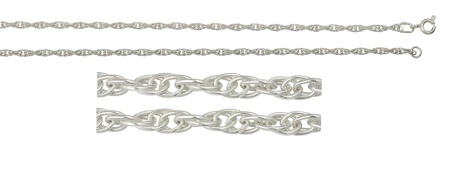 Купить цепь из серебра без вставок