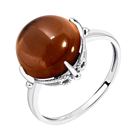 Купить кольцо из серебра с топазом в интернет-магазине KRASNOE