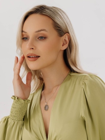 Купить подвеска из серебра без вставок