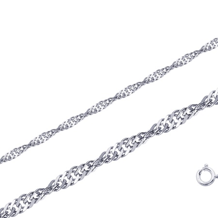 Купить браслет из серебра без вставок