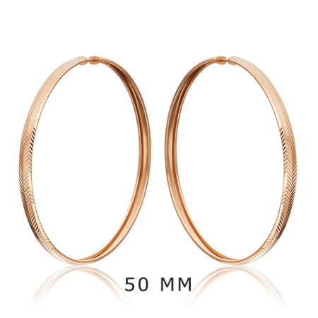 Серьги из золота без вставок 02-4808-50-000-1110-19 от KRASNOE, металл Золото, вставка 