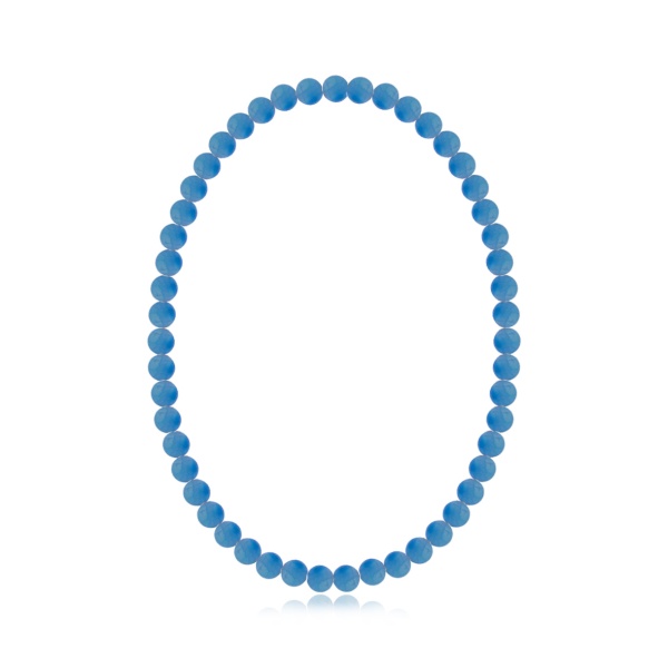 Колье из серебра с агатами