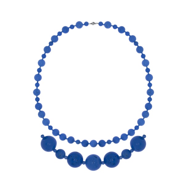 Бусы из серебра с говлитами 8340276083-50