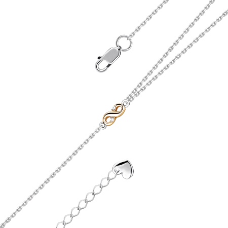 Купить браслет из серебра с фианитами